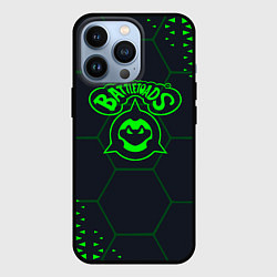 Чехол для iPhone 13 Pro Battletoads Абстракция соты, цвет: 3D-черный