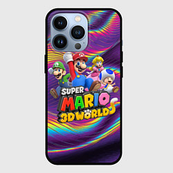 Чехол для iPhone 13 Pro Герои Super Mario 3D World - Nintendo, цвет: 3D-черный