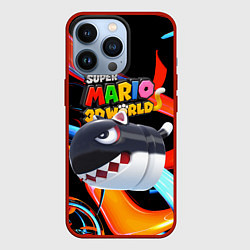 Чехол для iPhone 13 Pro Cat Bullet Bill - Super mario 3D World - Nintendo, цвет: 3D-красный