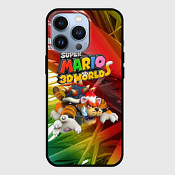 Чехол для iPhone 13 Pro Tiger-Bowser - Super Mario 3D World, цвет: 3D-черный