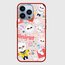 Чехол для iPhone 13 Pro Skzoo Jinniret pattern cartoon avatar, цвет: 3D-красный