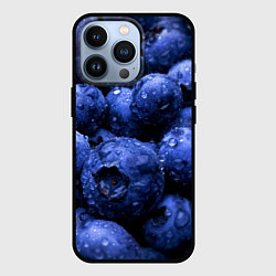 Чехол для iPhone 13 Pro Роса на чернике, цвет: 3D-черный