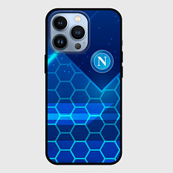 Чехол для iPhone 13 Pro Napoli Соты абстракция, цвет: 3D-черный