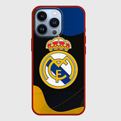 Чехол для iPhone 13 Pro Real madrid Абстракция, цвет: 3D-красный