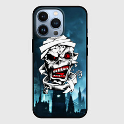 Чехол для iPhone 13 Pro Mummy - crazy face, цвет: 3D-черный