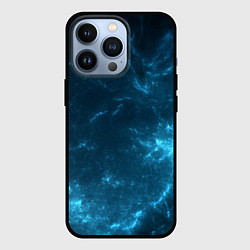 Чехол для iPhone 13 Pro Blue stars, цвет: 3D-черный