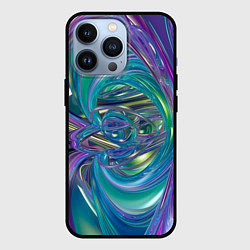 Чехол для iPhone 13 Pro Плазма фон, цвет: 3D-черный