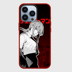 Чехол для iPhone 13 Pro Makima - Chainsaw man - Градиент, цвет: 3D-красный