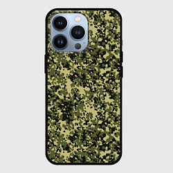 Чехол для iPhone 13 Pro Камуфляж Flecktarn Jeitai, цвет: 3D-черный