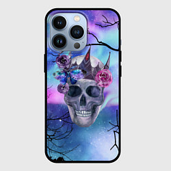 Чехол для iPhone 13 Pro Череп короля, цвет: 3D-черный
