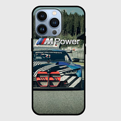 Чехол для iPhone 13 Pro BMW M Power - Motorsport - Racing team, цвет: 3D-черный
