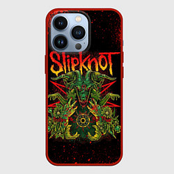 Чехол iPhone 13 Pro Slipknot satan