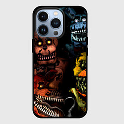 Чехол для iPhone 13 Pro Five Nights at Freddys, цвет: 3D-черный