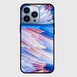 Чехол для iPhone 13 Pro Красочные линии, цвет: 3D-черный