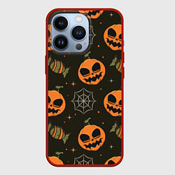 Чехол iPhone 13 Pro Хэллоуин тыквы