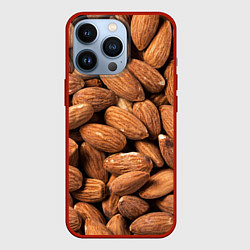 Чехол для iPhone 13 Pro Миндальные орешки, цвет: 3D-красный