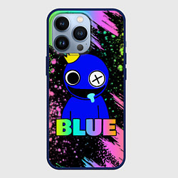 Чехол для iPhone 13 Pro Rainbow Friends - Blue, цвет: 3D-тёмно-синий