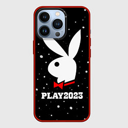 Чехол для iPhone 13 Pro Кролик плей 2023, цвет: 3D-красный