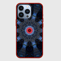 Чехол для iPhone 13 Pro Сайфай технология, цвет: 3D-красный