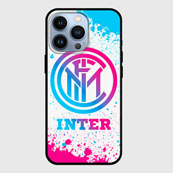 Чехол для iPhone 13 Pro Inter neon gradient style, цвет: 3D-черный