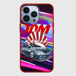 Чехол для iPhone 13 Pro Honda Civic - JDM style, цвет: 3D-красный