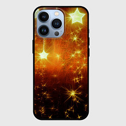 Чехол iPhone 13 Pro Золотистае звёзды