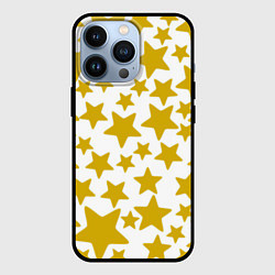 Чехол iPhone 13 Pro Жёлтые звезды
