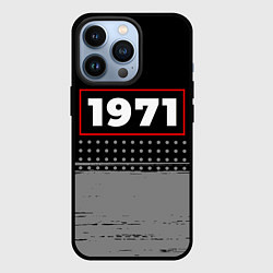 Чехол для iPhone 13 Pro 1971 - в красной рамке на темном, цвет: 3D-черный