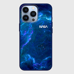 Чехол для iPhone 13 Pro Бескрайний космос - Nasa, цвет: 3D-тёмно-синий