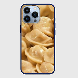 Чехол для iPhone 13 Pro Пельмени, цвет: 3D-тёмно-синий