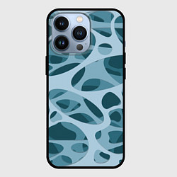 Чехол для iPhone 13 Pro Снежные лабиринты, цвет: 3D-черный