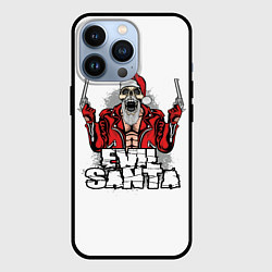 Чехол для iPhone 13 Pro Злой Санта, цвет: 3D-черный