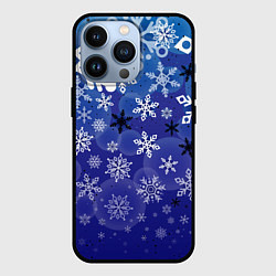 Чехол для iPhone 13 Pro Сказочный снегопад, цвет: 3D-черный