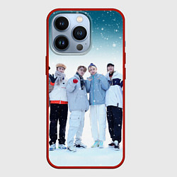 Чехол для iPhone 13 Pro Stray Kids winter, цвет: 3D-красный