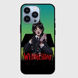 Чехол для iPhone 13 Pro Семейка Аддамс черный замок, цвет: 3D-черный