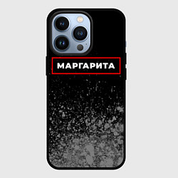 Чехол для iPhone 13 Pro Маргарита - в красной рамке на темном, цвет: 3D-черный