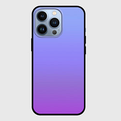 Чехол для iPhone 13 Pro Фиолетовый градиент, цвет: 3D-черный