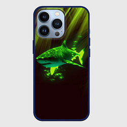 Чехол для iPhone 13 Pro Хищная акула, цвет: 3D-тёмно-синий