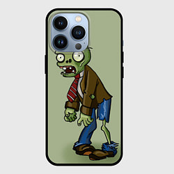 Чехол для iPhone 13 Pro Зомби стоит, цвет: 3D-черный
