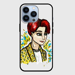 Чехол для iPhone 13 Pro Jungkook aidol, цвет: 3D-черный