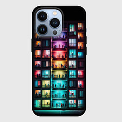 Чехол iPhone 13 Pro Разноцветный жилой дом