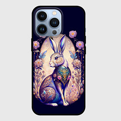 Чехол для iPhone 13 Pro Мистический заяц, цвет: 3D-черный