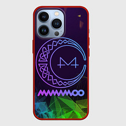 Чехол для iPhone 13 Pro Mamamoo emblem, цвет: 3D-красный