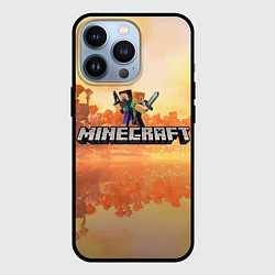 Чехол iPhone 13 Pro Стив Майнкрафт Minecraft