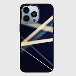 Чехол для iPhone 13 Pro Полосатая абстракция, цвет: 3D-черный