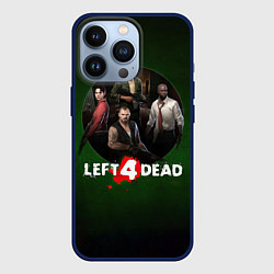 Чехол для iPhone 13 Pro Left 4 dead команда, цвет: 3D-тёмно-синий