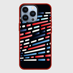 Чехол для iPhone 13 Pro Vanguard neon pattern, цвет: 3D-красный