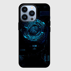 Чехол для iPhone 13 Pro Кибер абстракт, цвет: 3D-черный