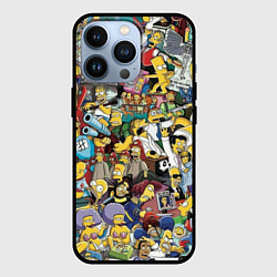 Чехол для iPhone 13 Pro Simpsonhistory, цвет: 3D-черный