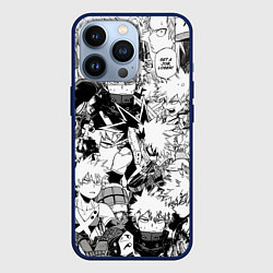 Чехол для iPhone 13 Pro Кацуки Бакуго - Моя геройская академия, цвет: 3D-тёмно-синий